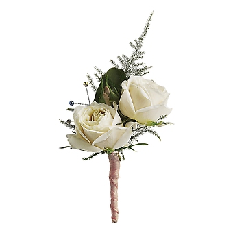 White Tie Boutonniere